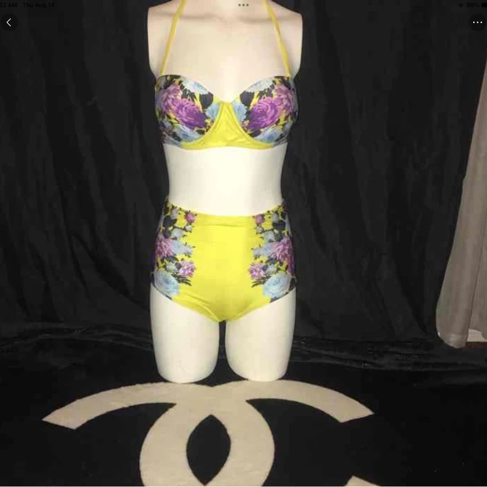 Vibrant Floral Bikini Set